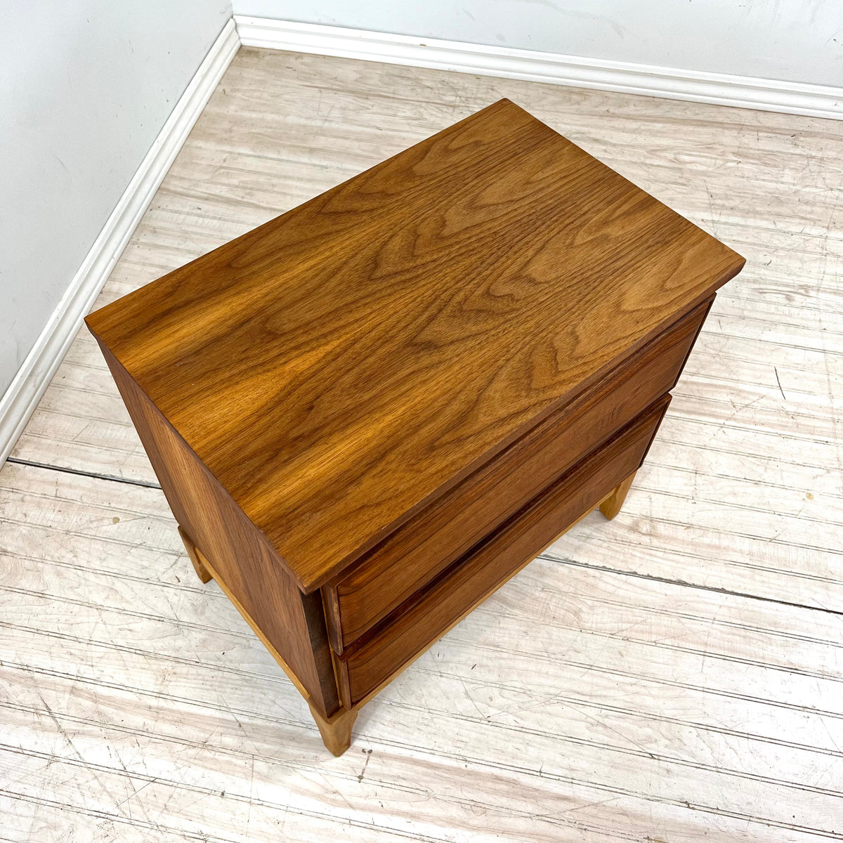 Walnut Nightstand by HPL