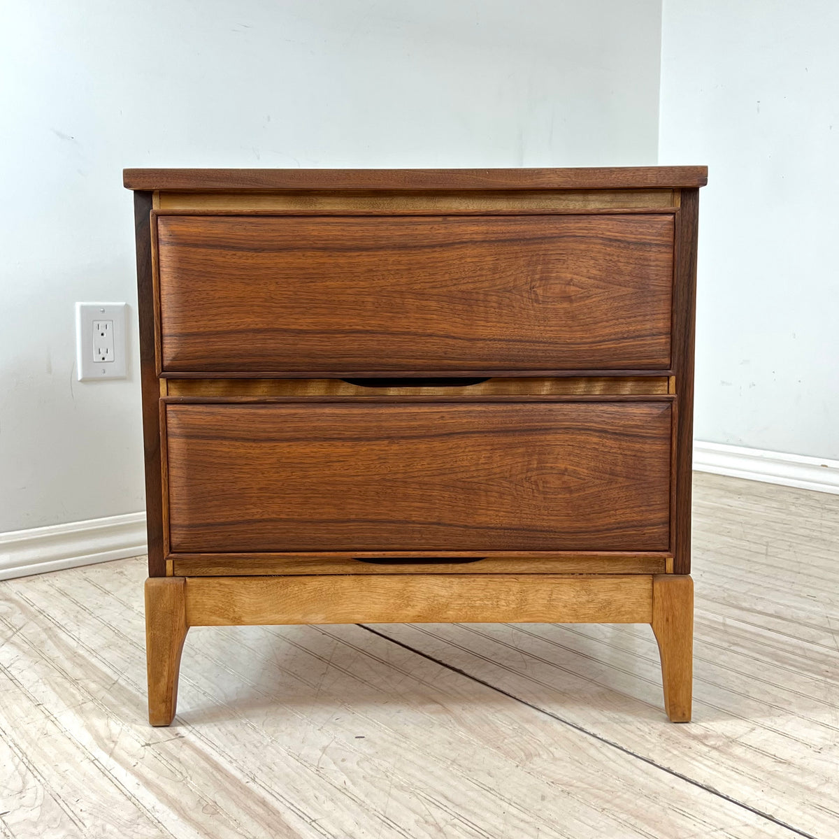 Walnut Nightstand by HPL