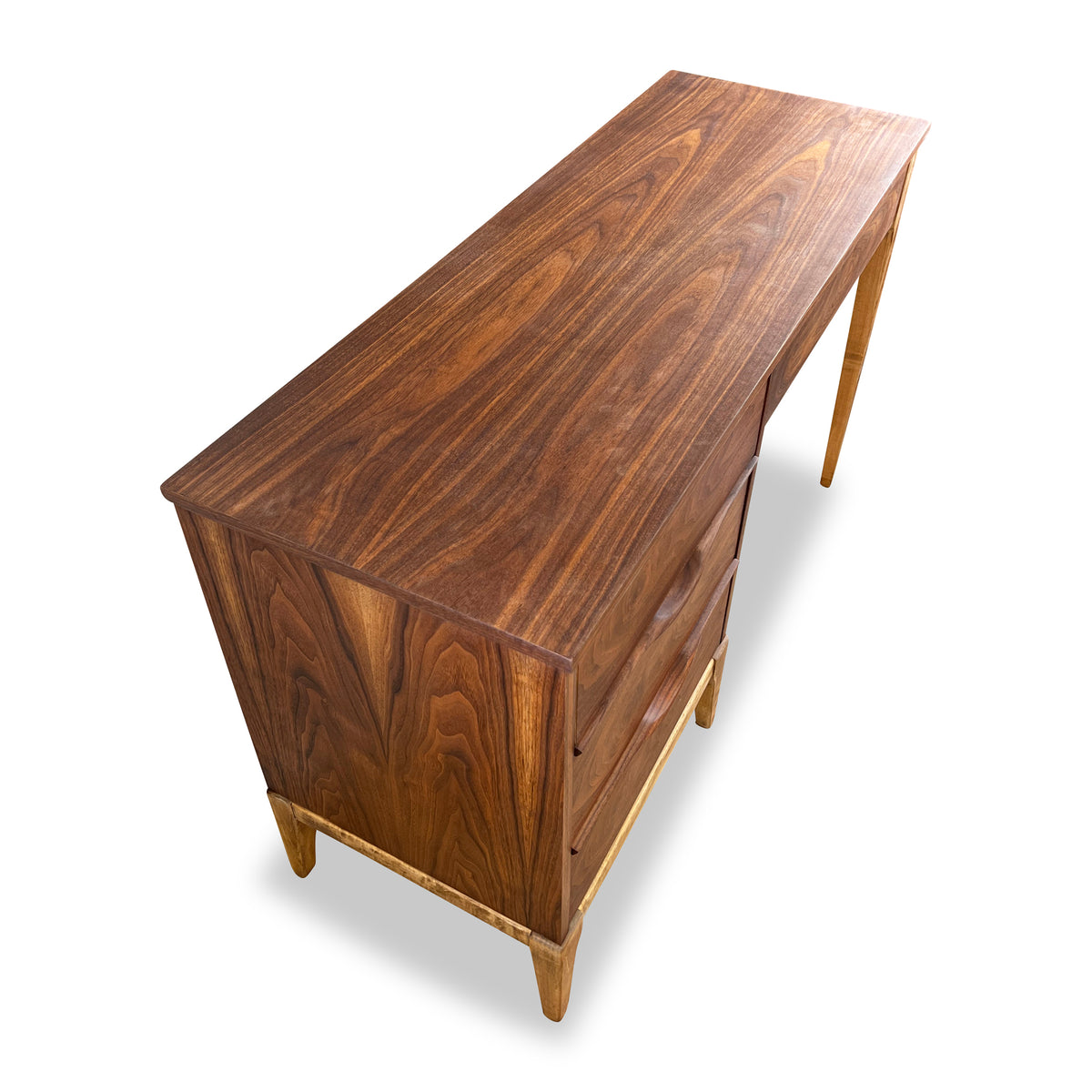 Kaufman Walnut and Birch Desk