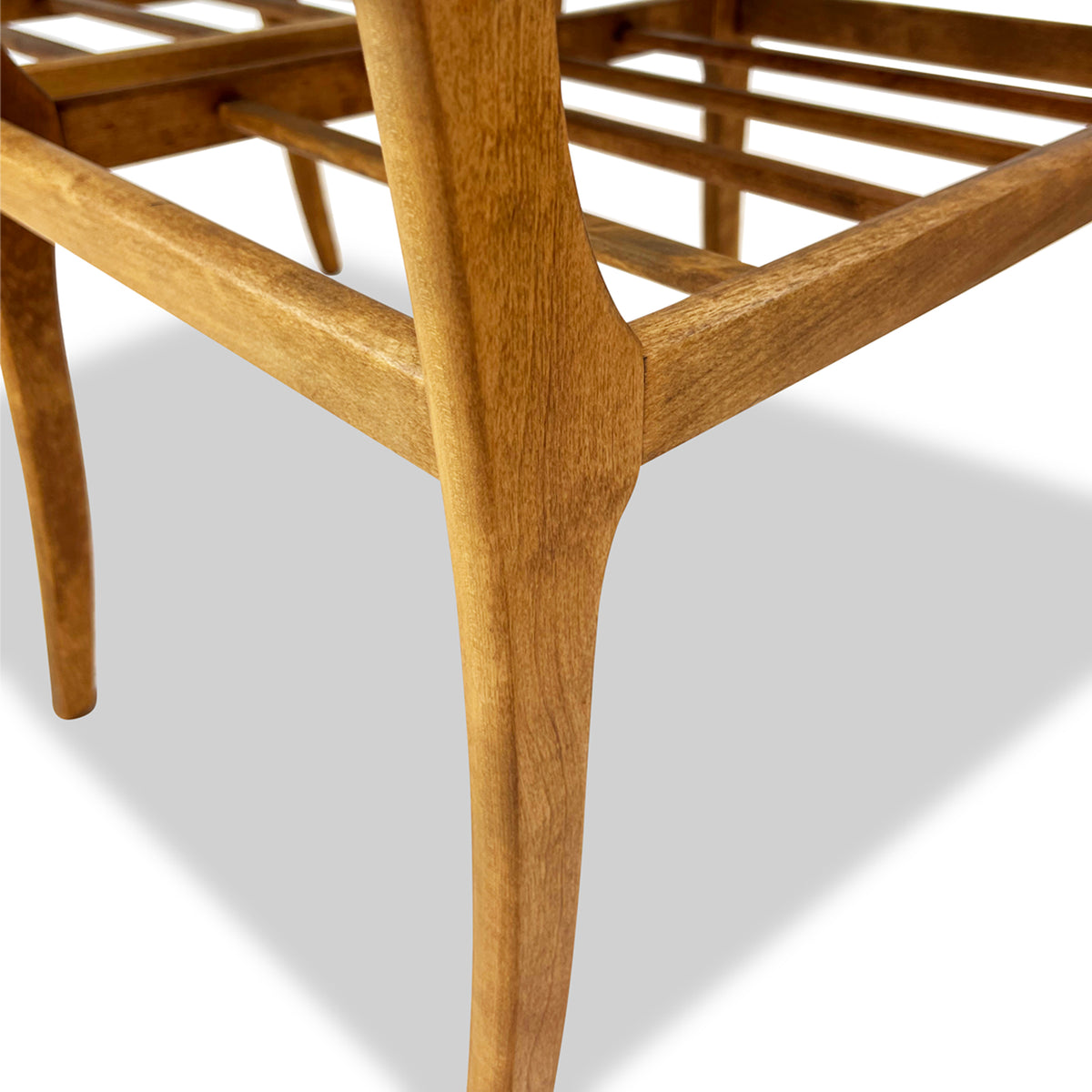 Walnut and Birch Side Tables