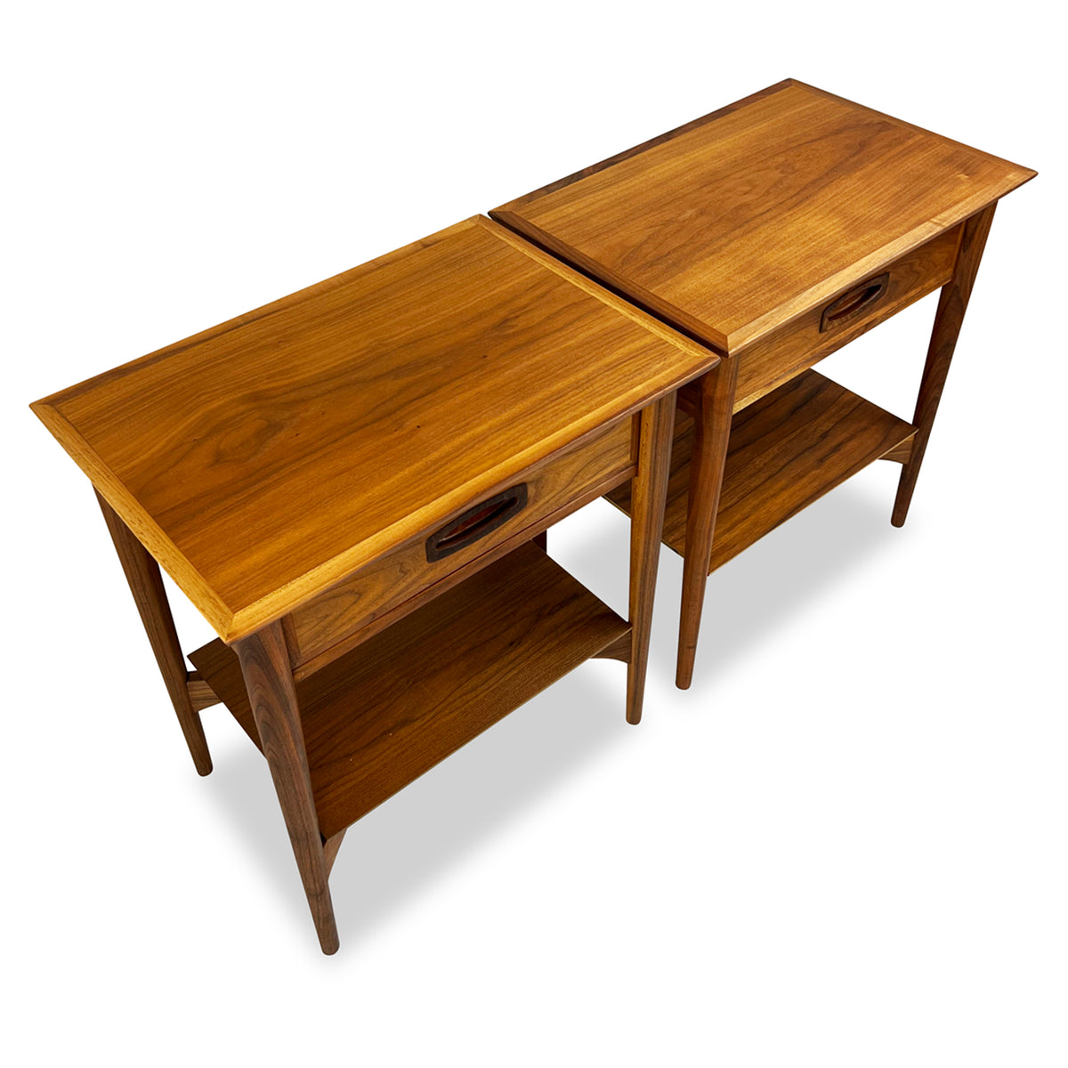 Walnut Side Tables/Nightstands by Heritage