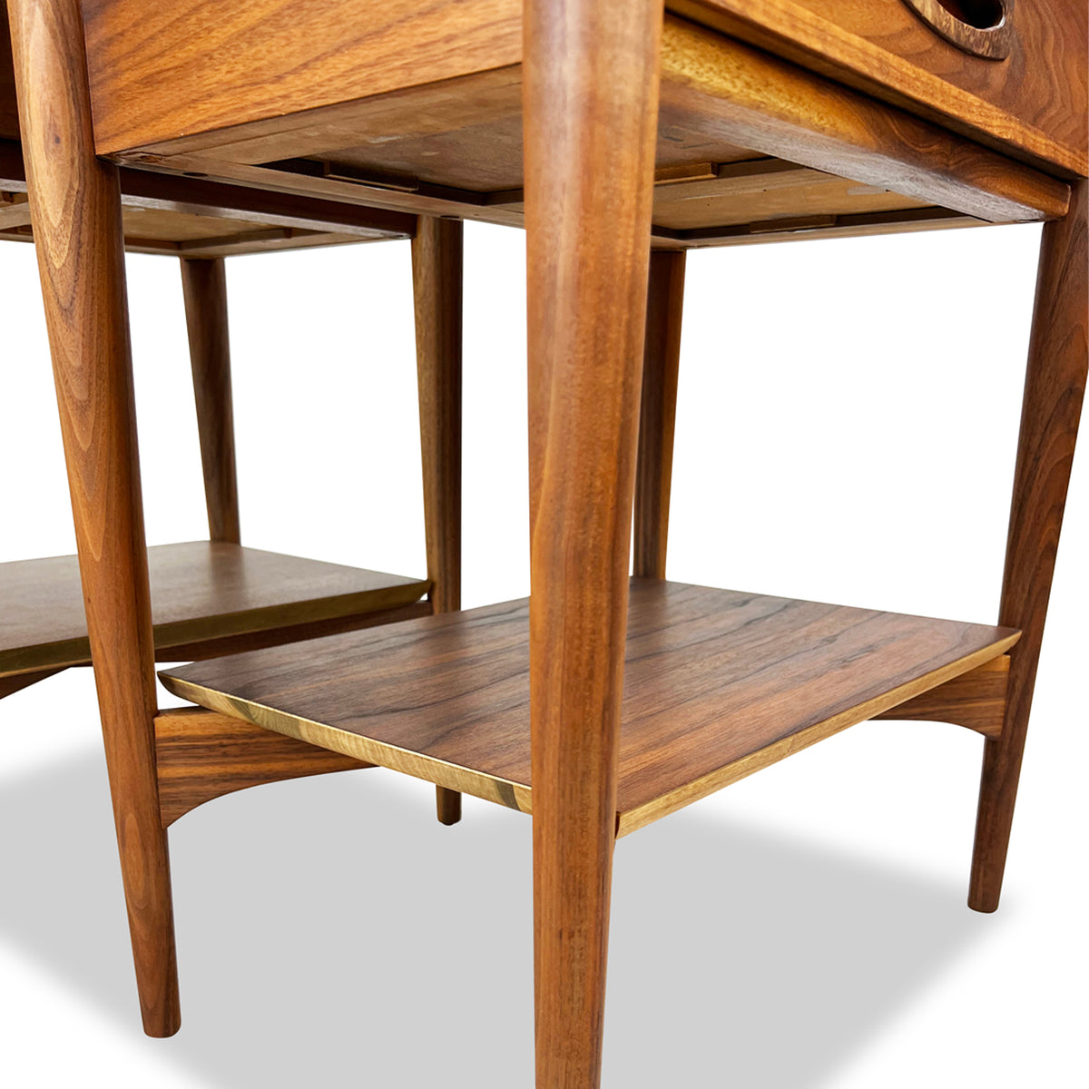 Walnut Side Tables/Nightstands by Heritage