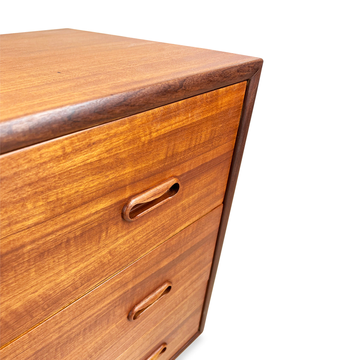 Teak Three Drawer Dresser