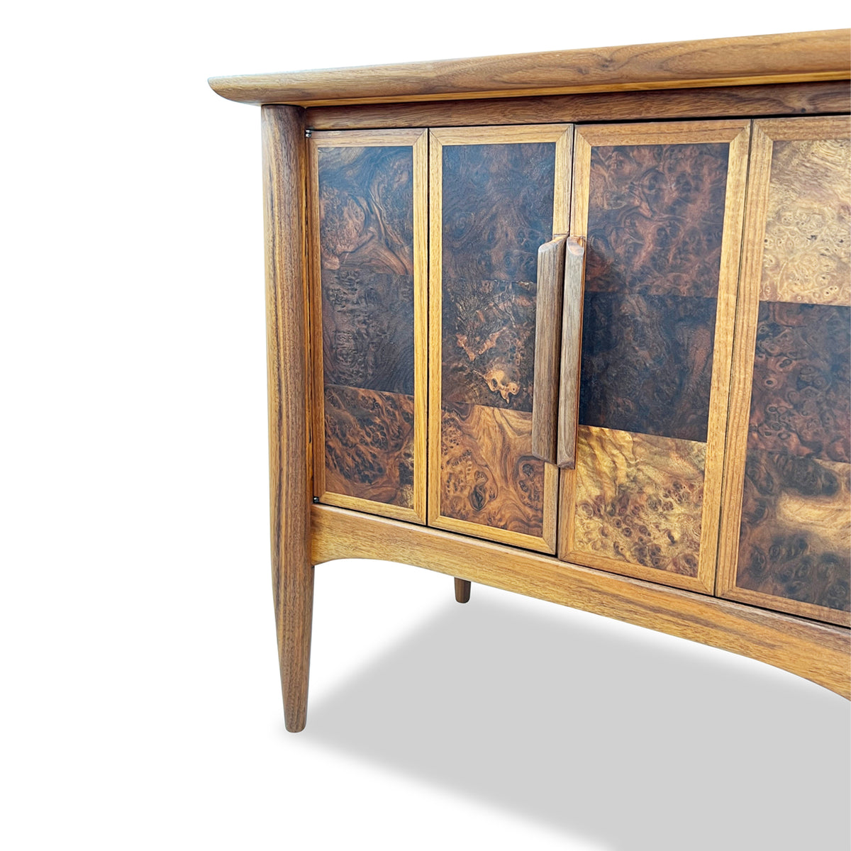 Walnut Burled Cabinet by Heritage