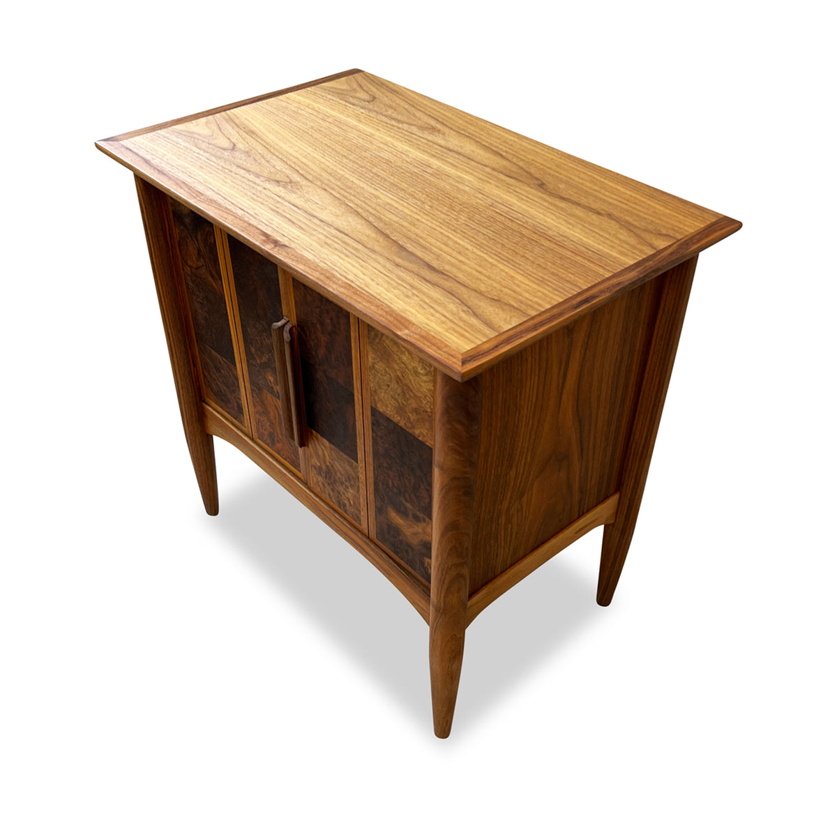 Walnut Burled Cabinet by Heritage
