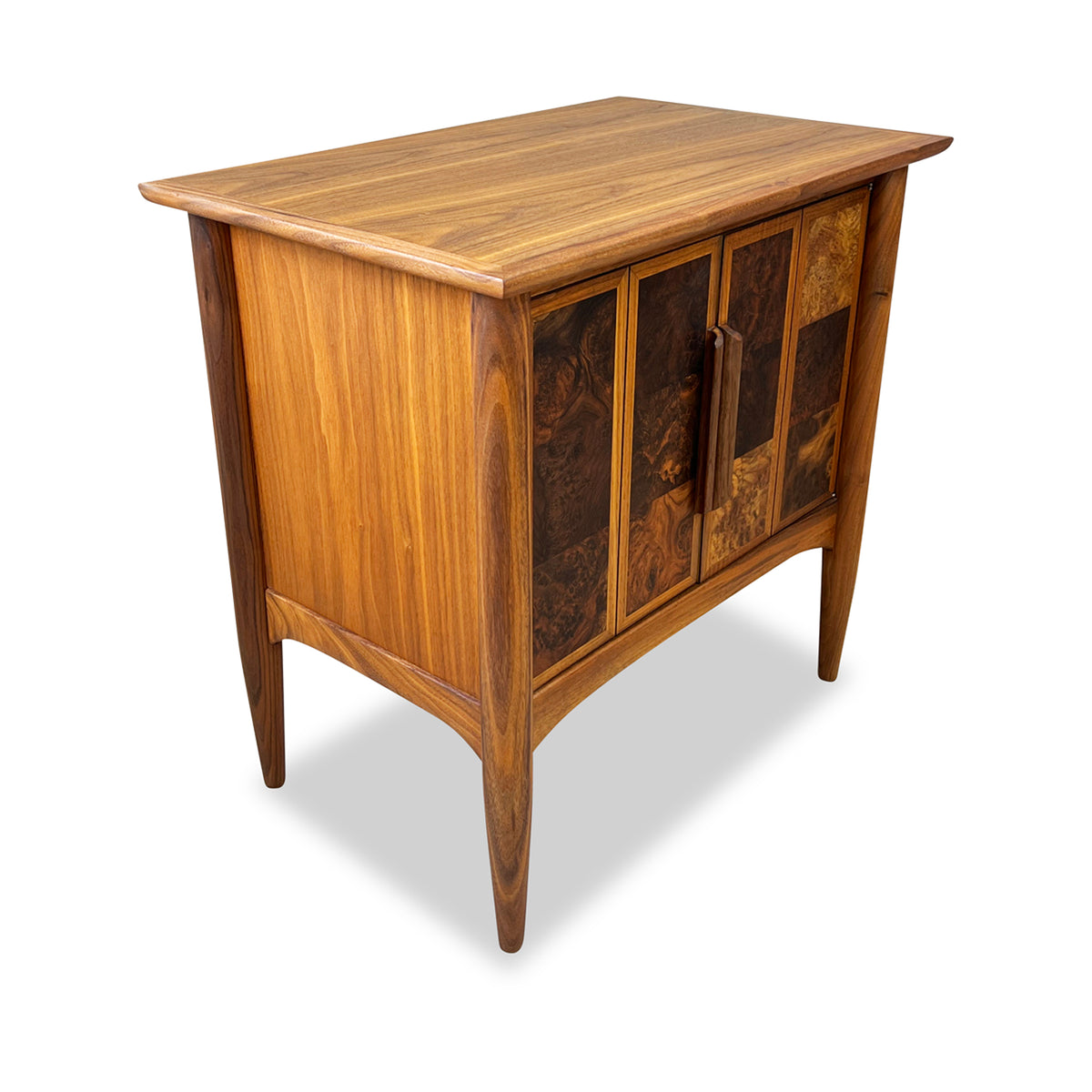 Walnut Burled Cabinet by Heritage