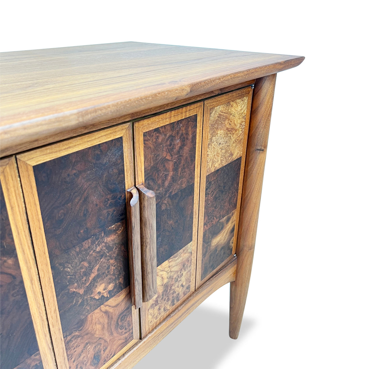 Walnut Burled Cabinet by Heritage