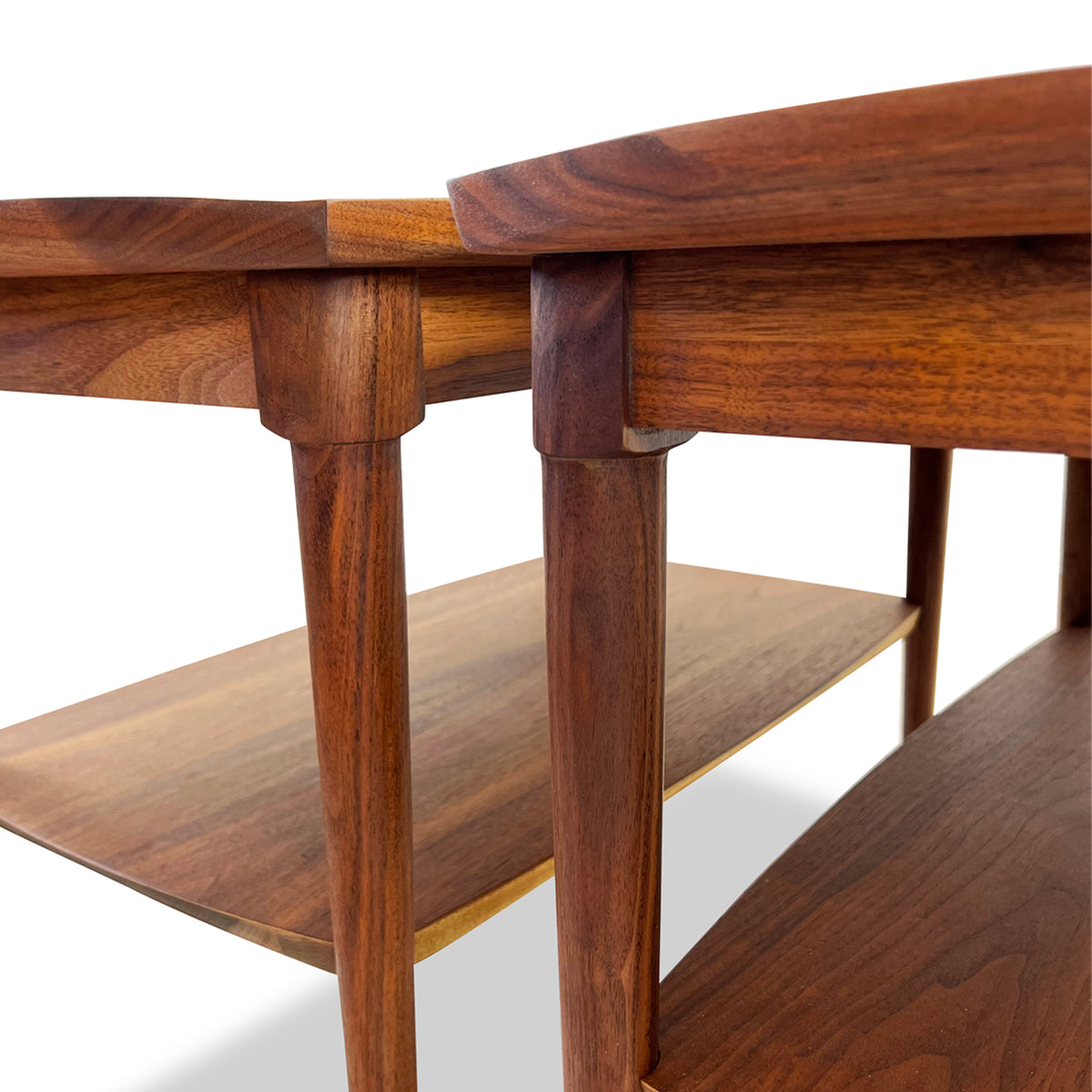 Walnut End Tables by Deilcraft