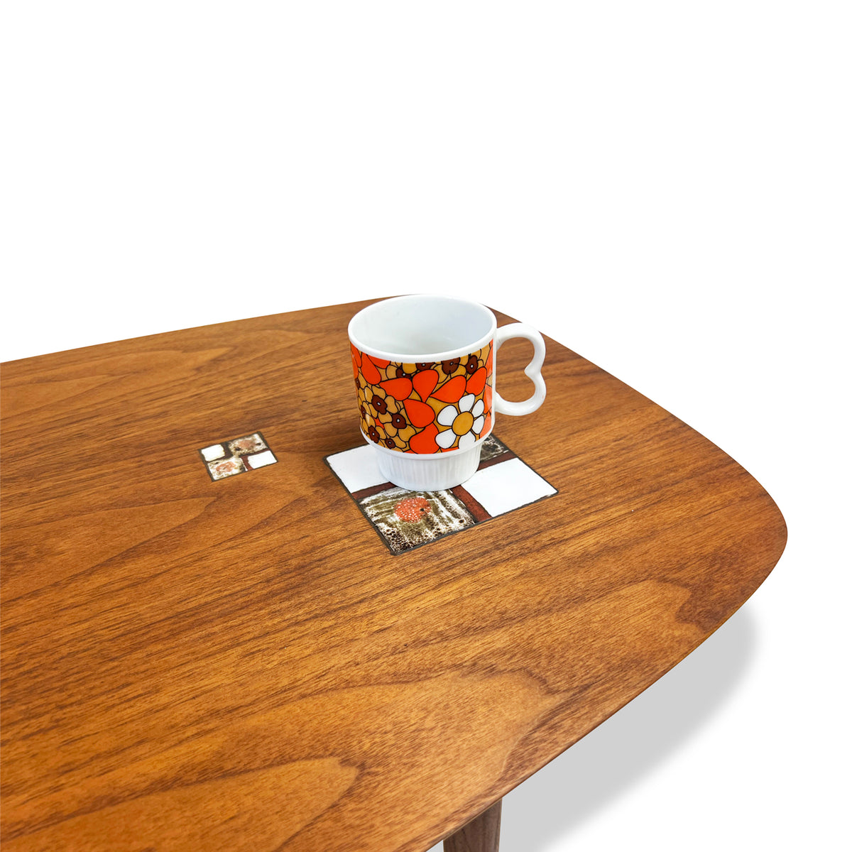 Walnut Coffee Table with Inlay