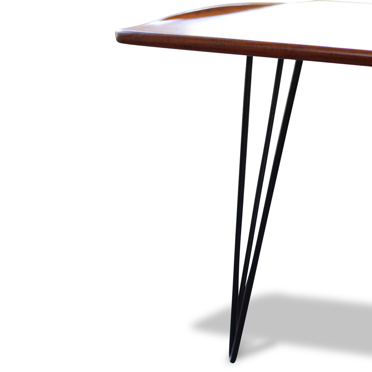 Teak Coffee Table with Hairpin Legs