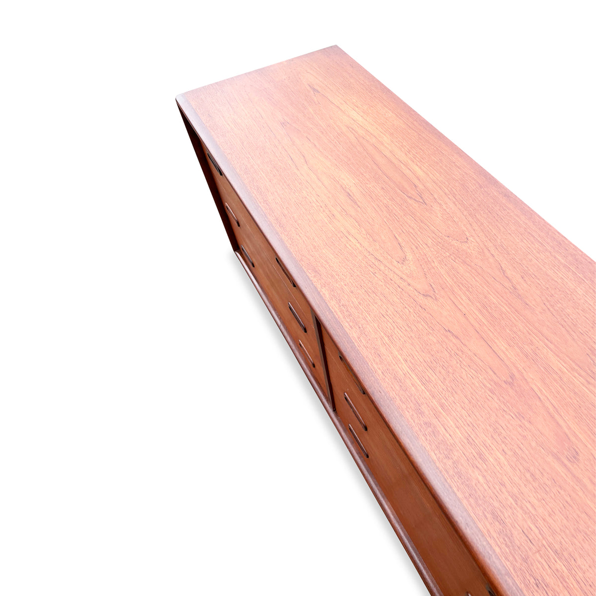 Teak Nine Drawer Dresser