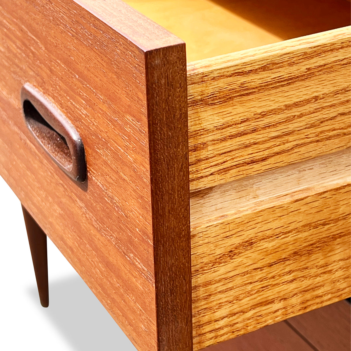 Teak Nine Drawer Dresser