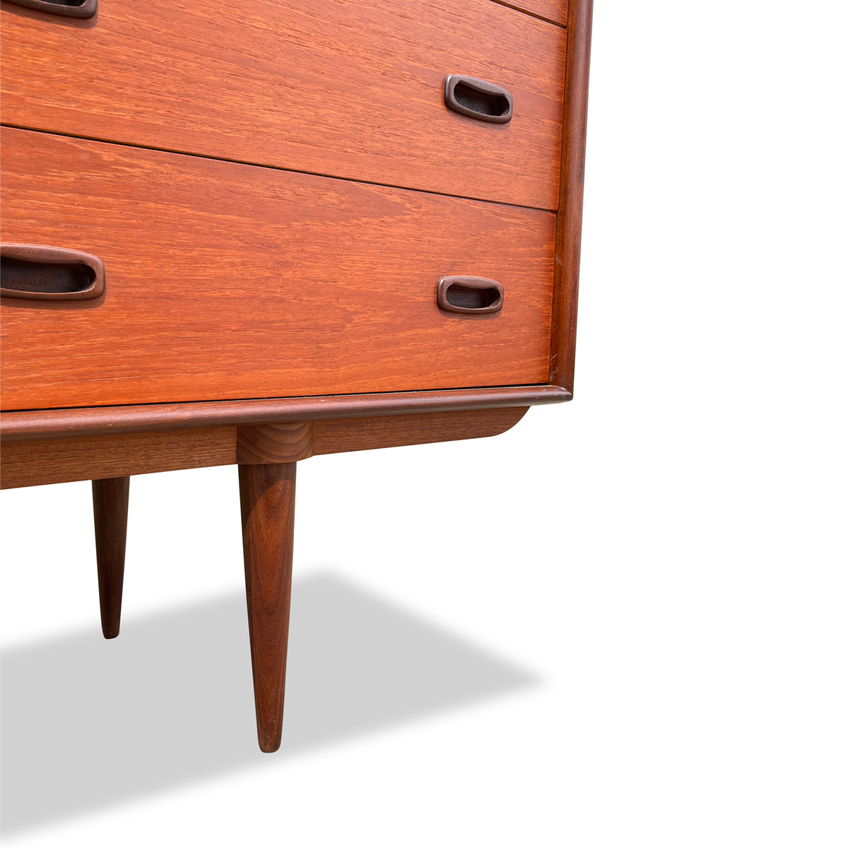 Teak Nine Drawer Dresser