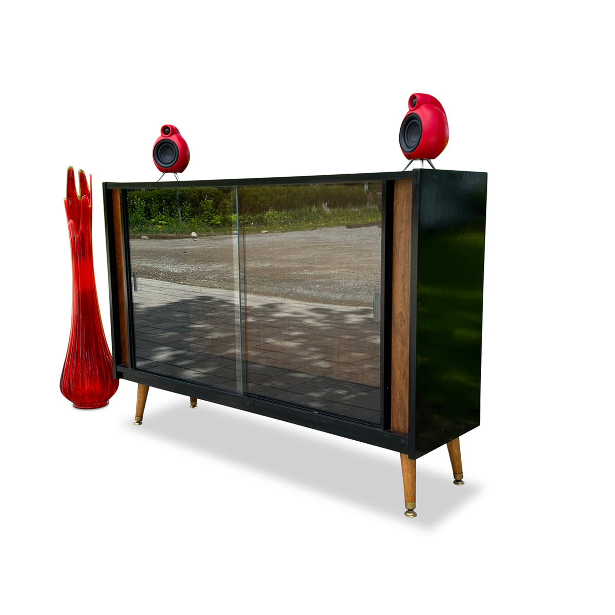 Walnut and Ash Bookcase by Deilcraft
