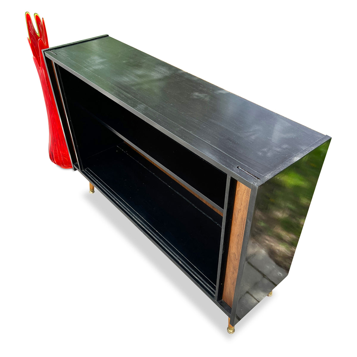 Walnut and Ash Bookcase by Deilcraft