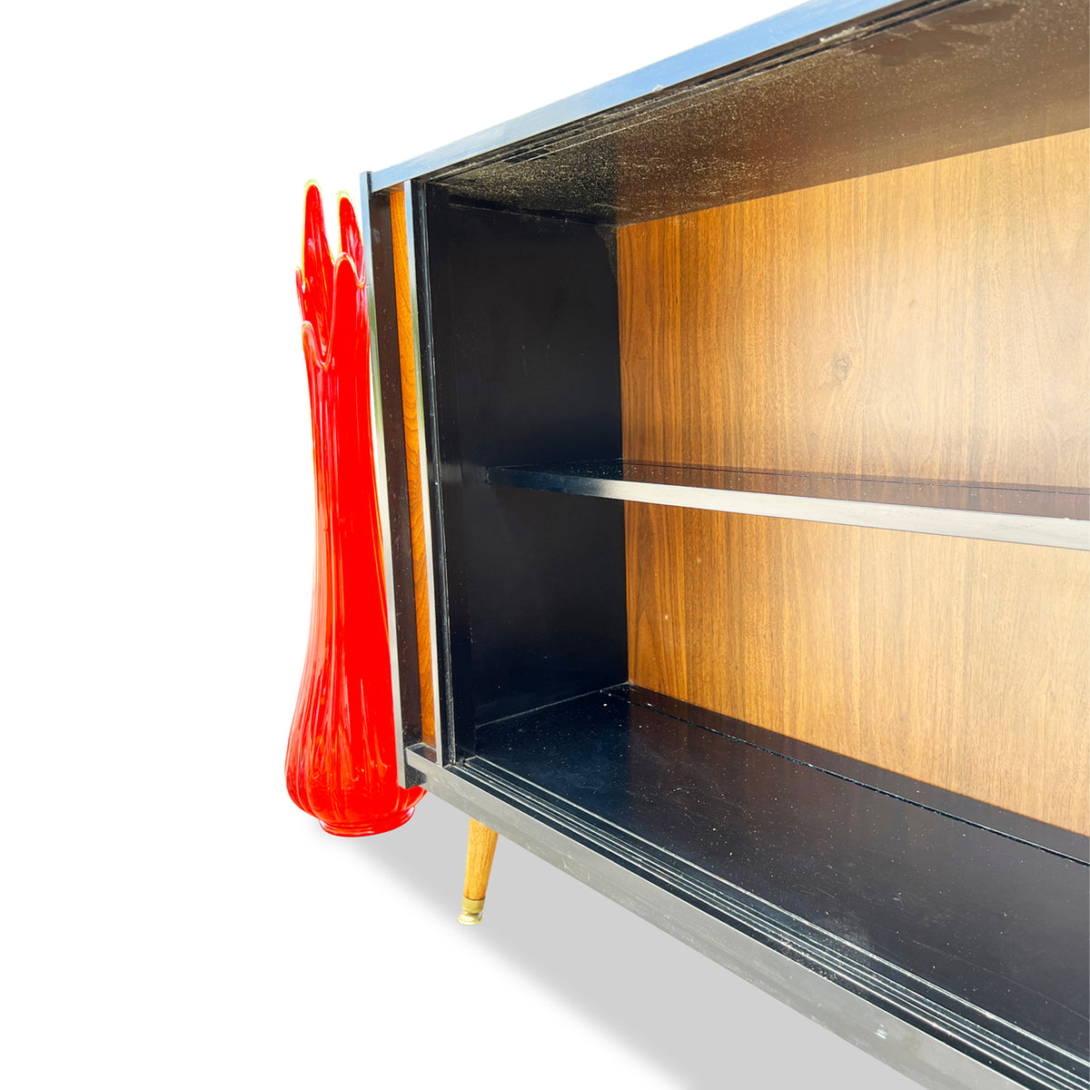 Walnut and Ash Bookcase by Deilcraft