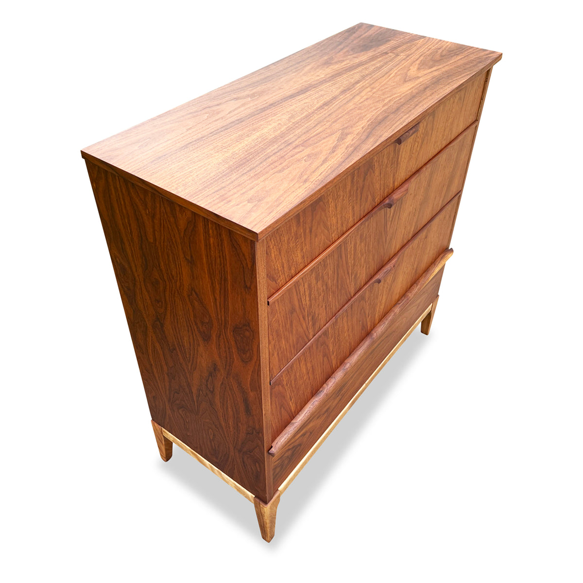 Walnut Highboy by Kaufman Furniture