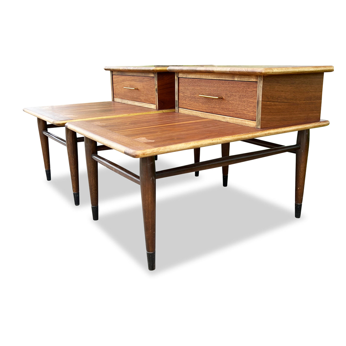 Walnut Side Tables by Bassett