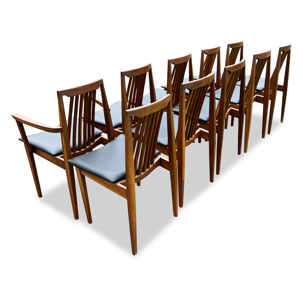 Walnut Dining Chairs by Honderich