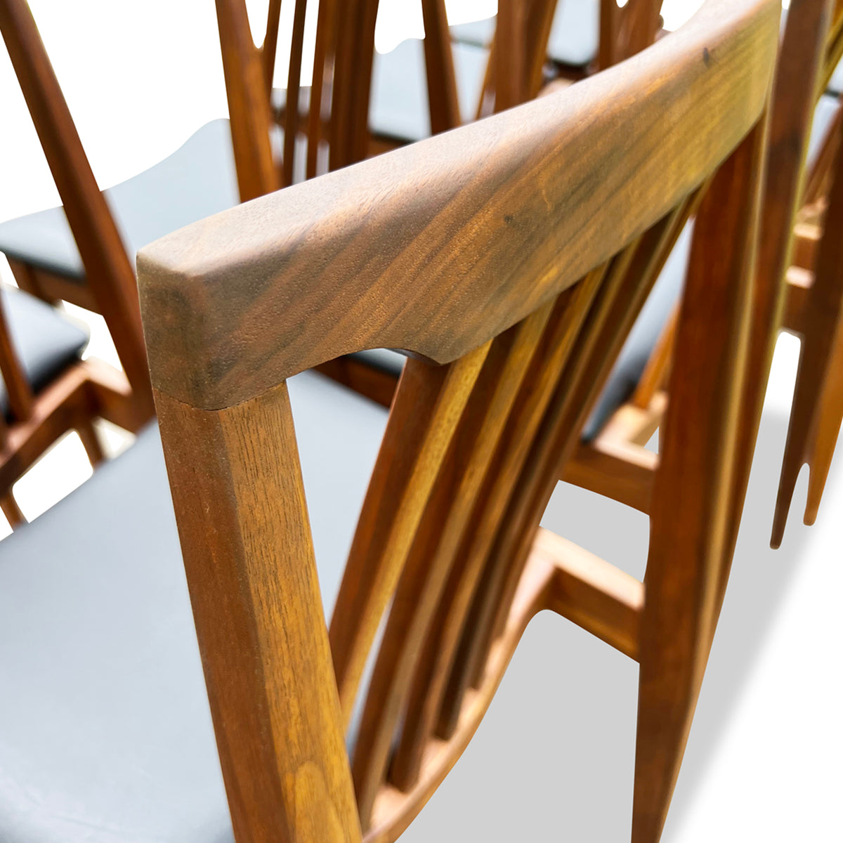 Walnut Dining Chairs by Honderich