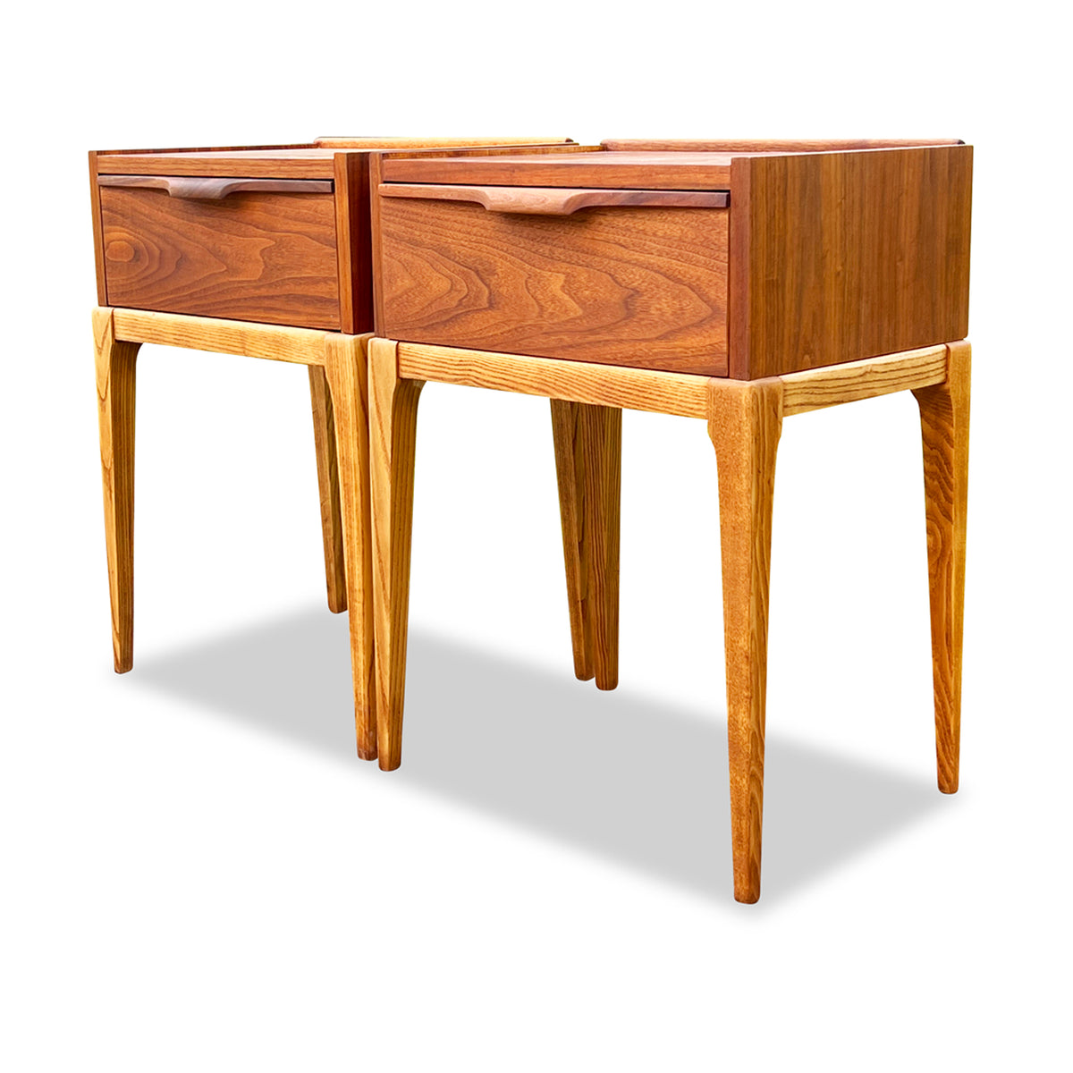 Haddon Hall Walnut Nightstands