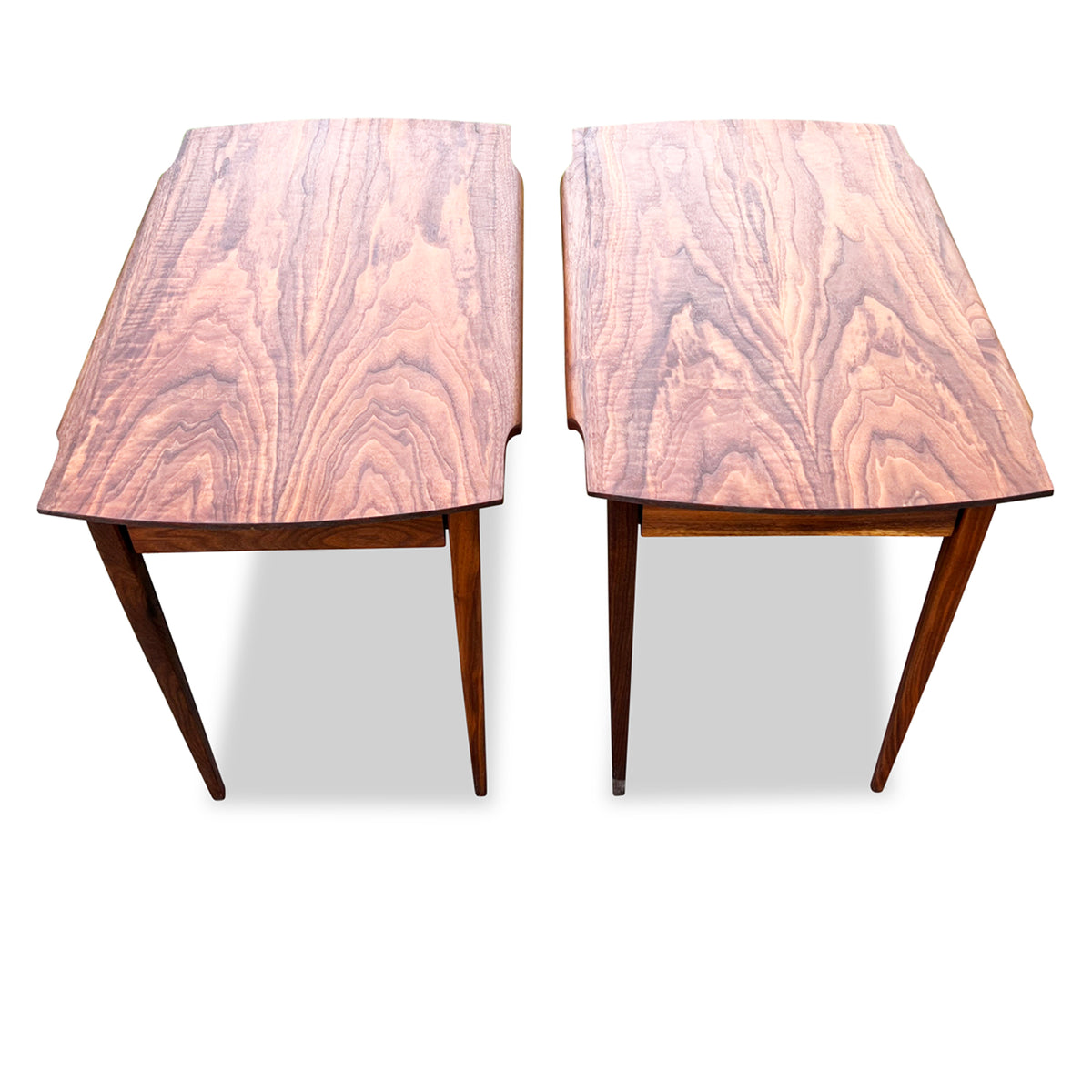 Haddon Hall Walnut Side Tables
