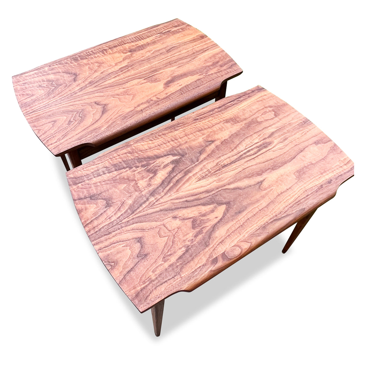 Haddon Hall Walnut Side Tables