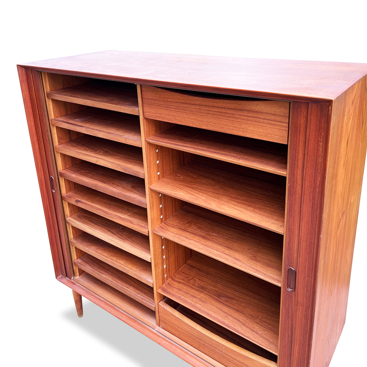 Arne Vodder Tambour Armoire for Sibast Møbler
