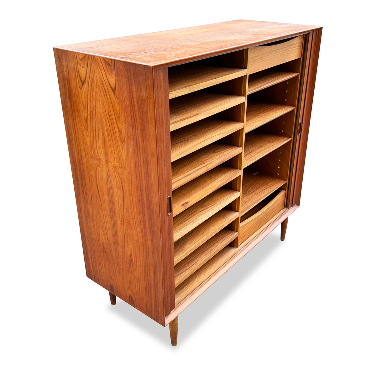 Arne Vodder Tambour Armoire for Sibast Møbler