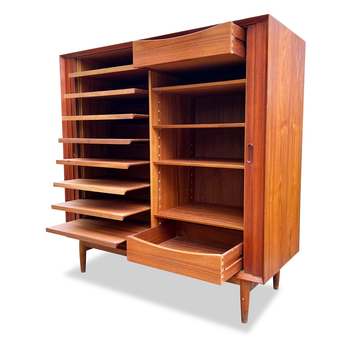 Arne Vodder Tambour Armoire for Sibast Møbler