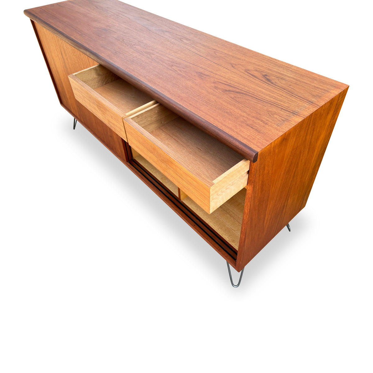 Compact Teak Sideboard