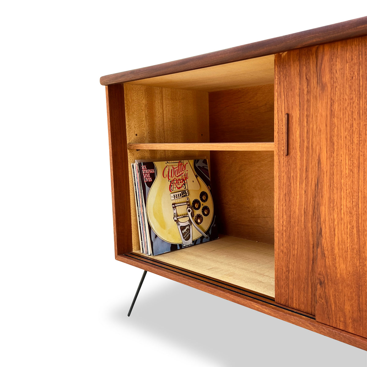 Compact Teak Sideboard