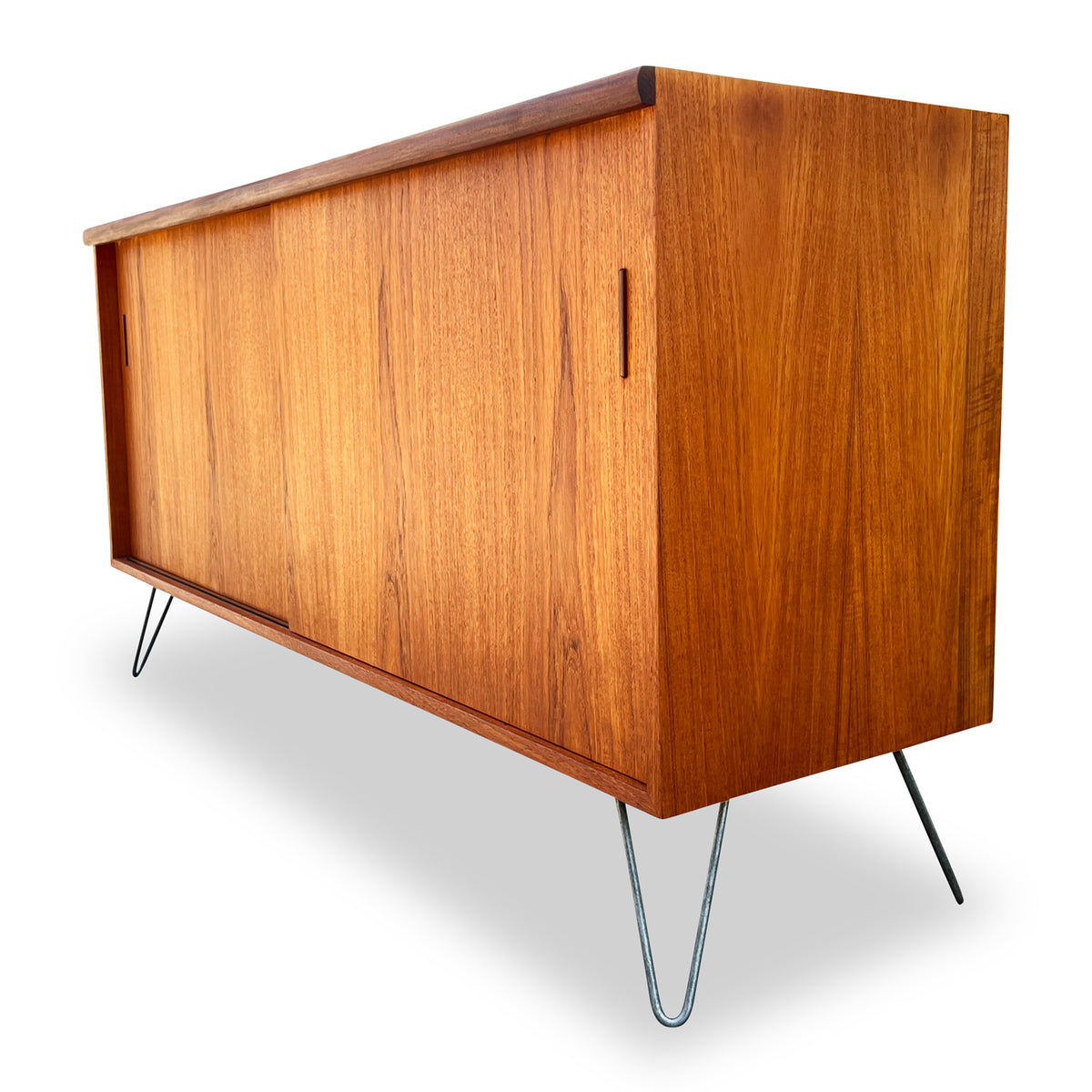 Compact Teak Sideboard