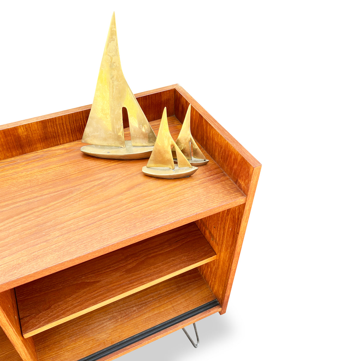 Teak Open Sideboard