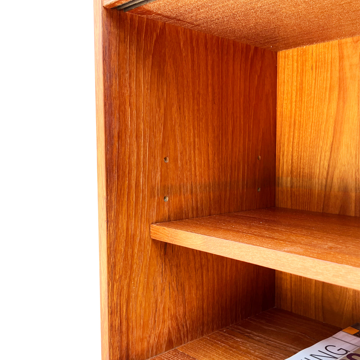 Teak Open Sideboard