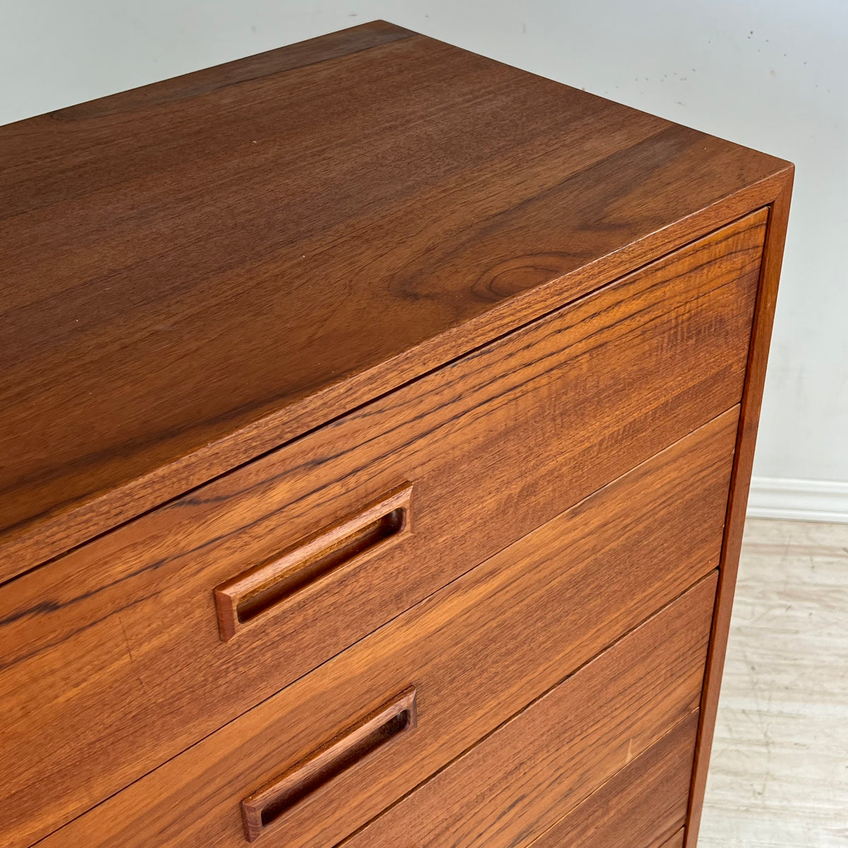 Teak Highboy Dresser
