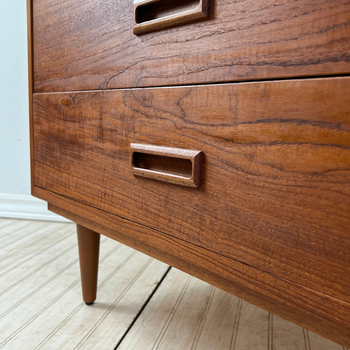 Teak Highboy Dresser