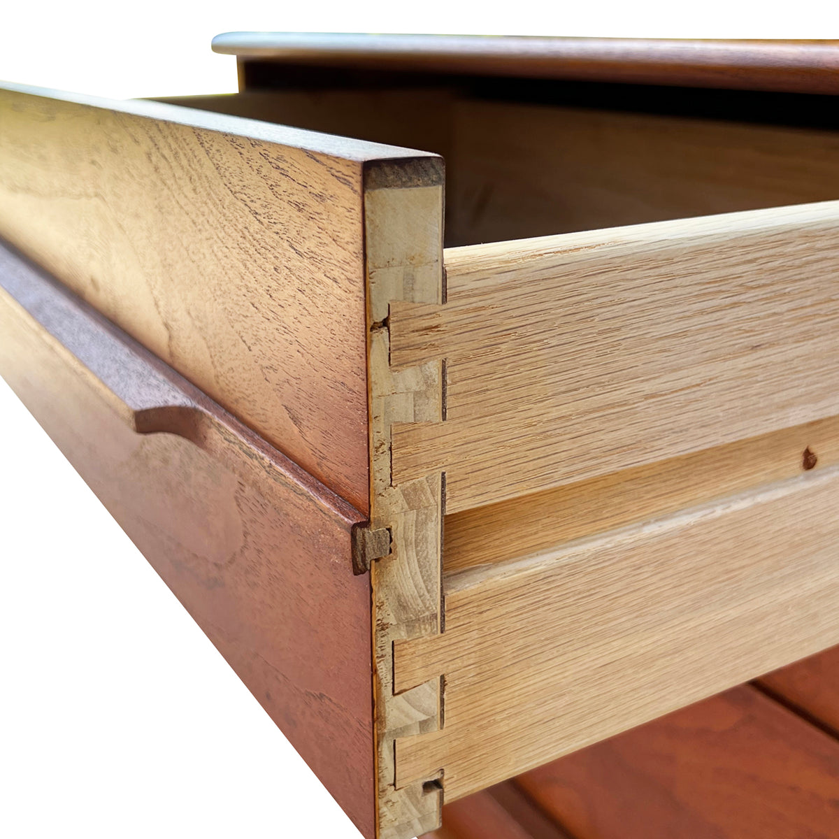 Teak Nine Drawer Dresser