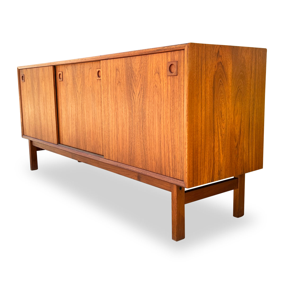 Teak Three Door Sideboard