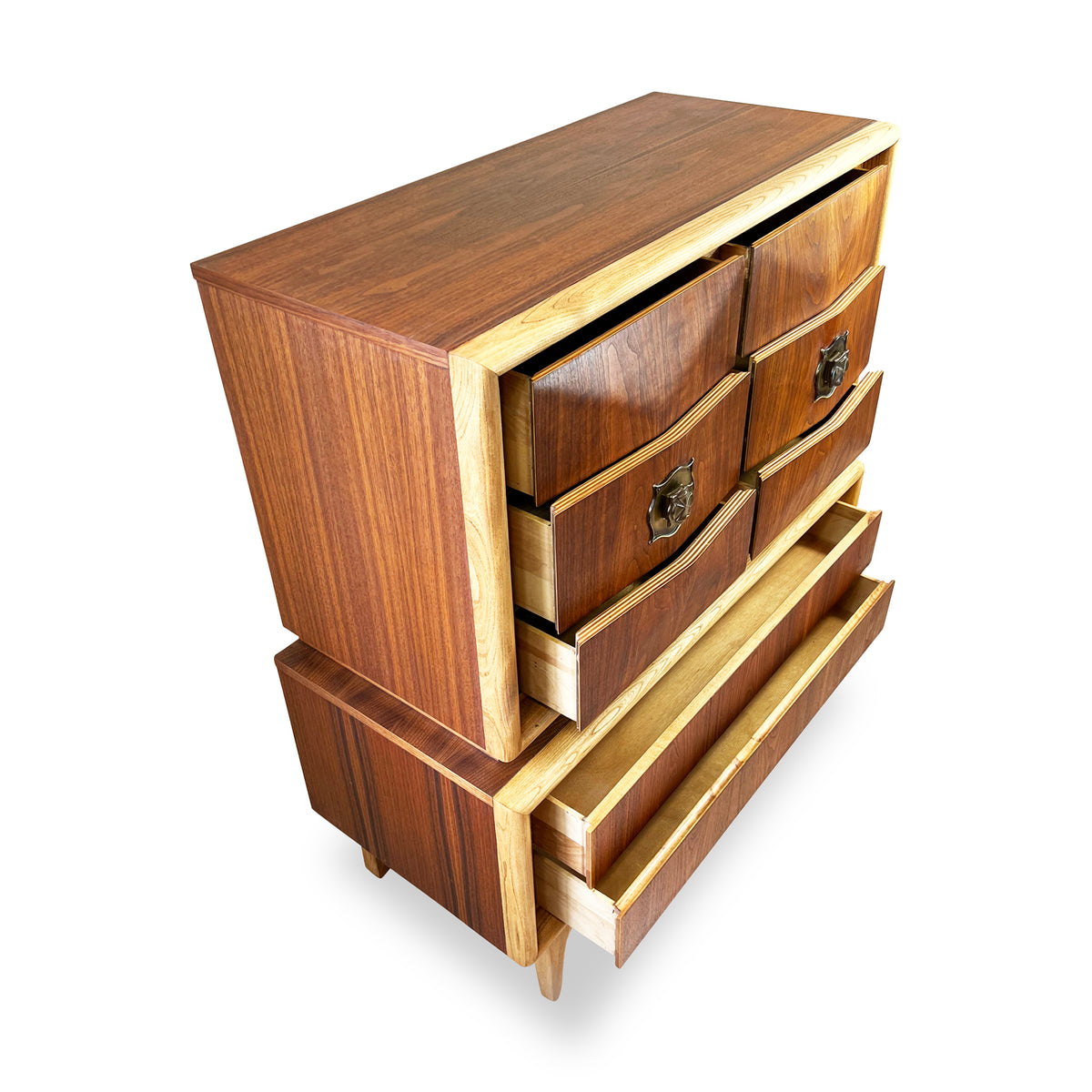 Walnut Highboy by United