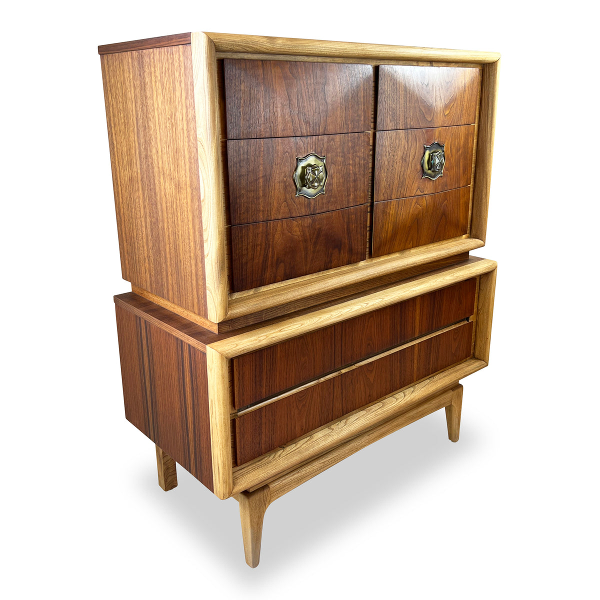 Walnut Highboy by United