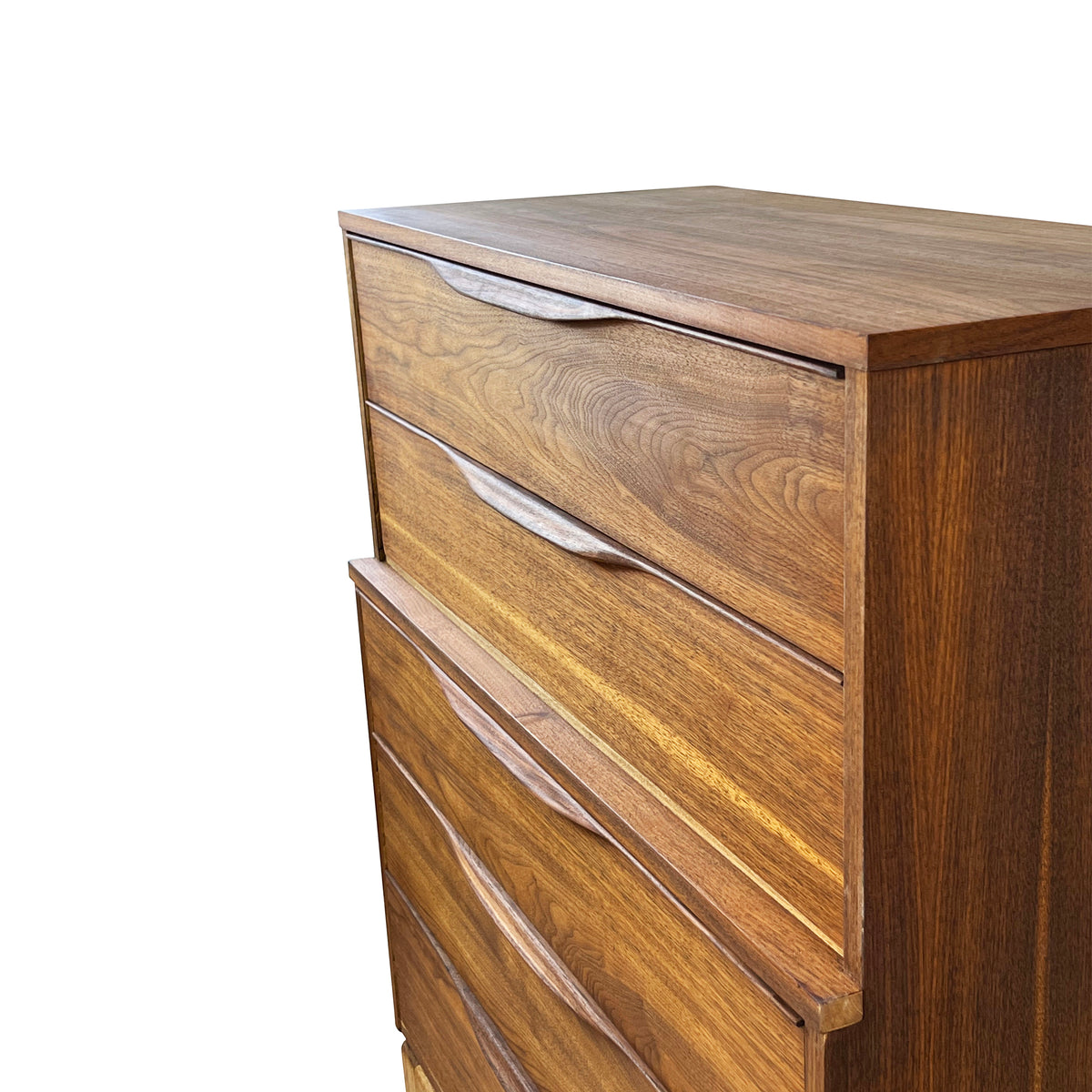 Walnut Highboy Dresser