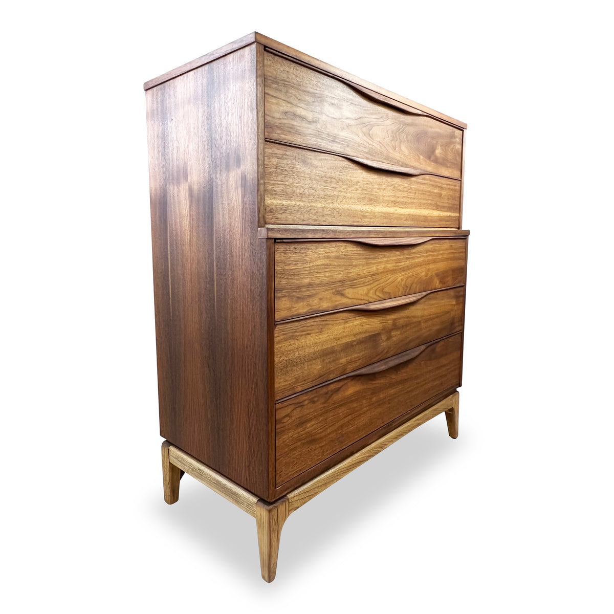 Walnut Highboy Dresser
