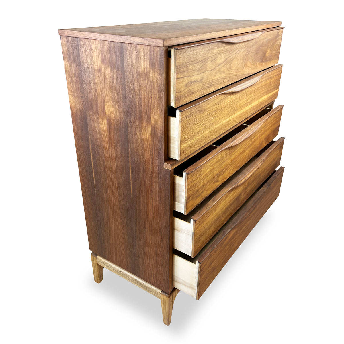 Walnut Highboy Dresser