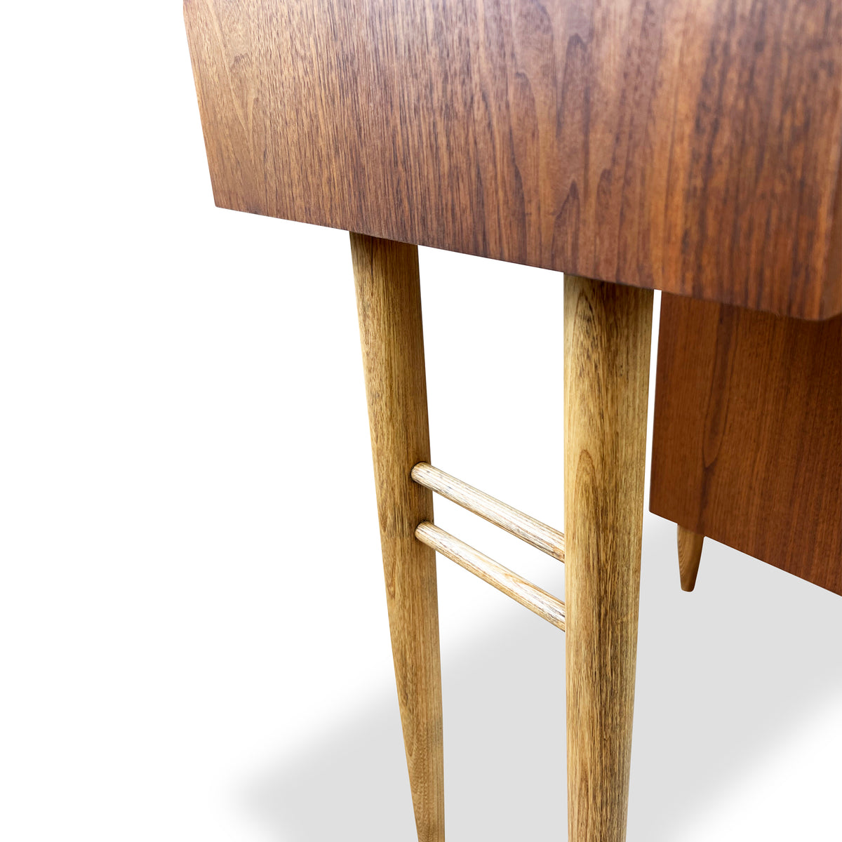 Compact Walnut Desk