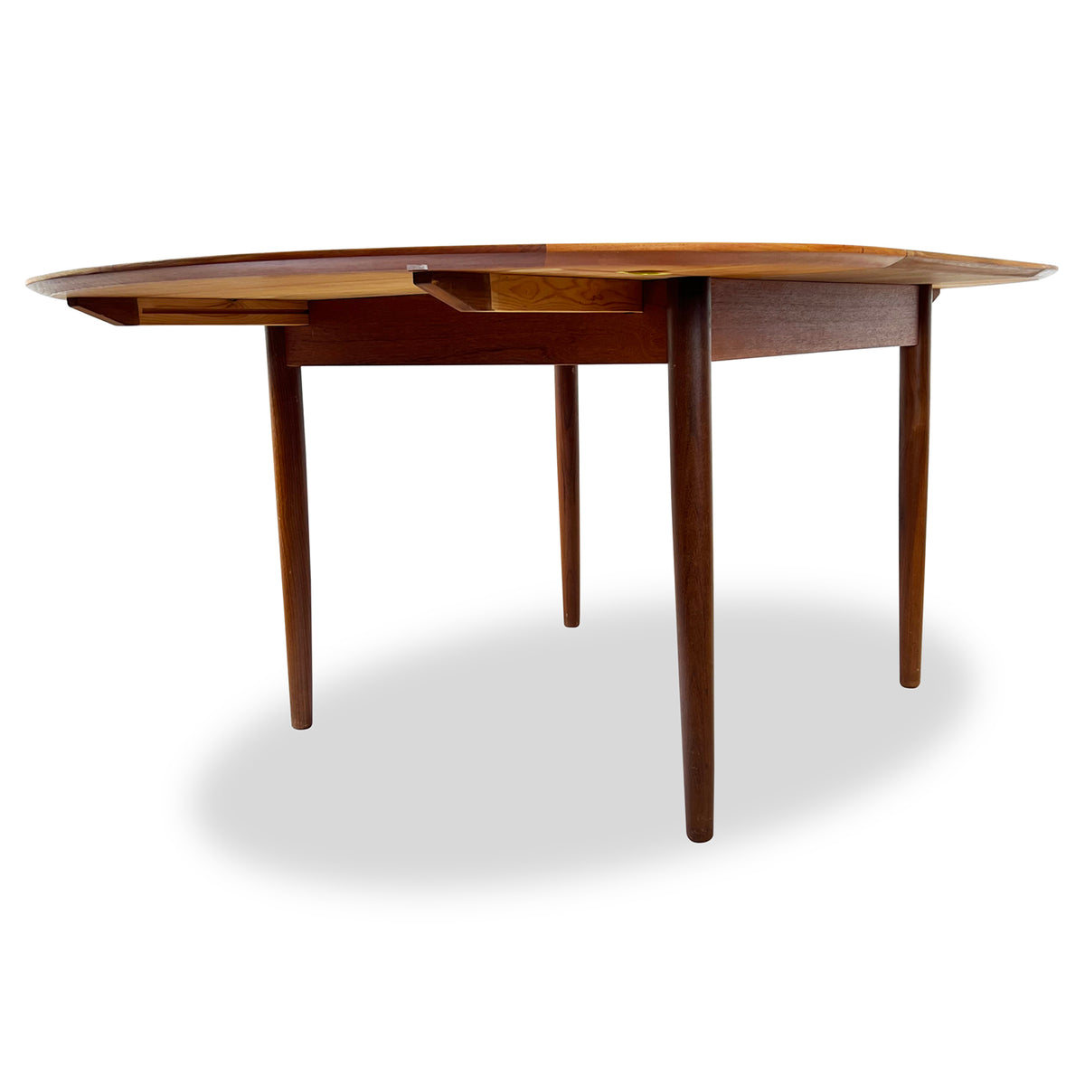 Teak Butterfly Leaf Dining Table