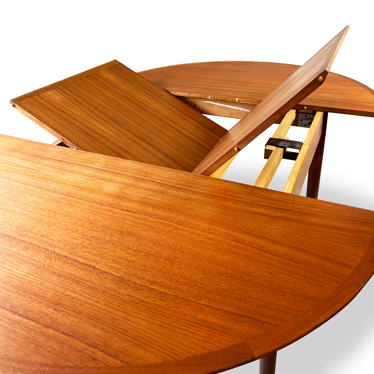 Teak Butterfly Leaf Dining Table