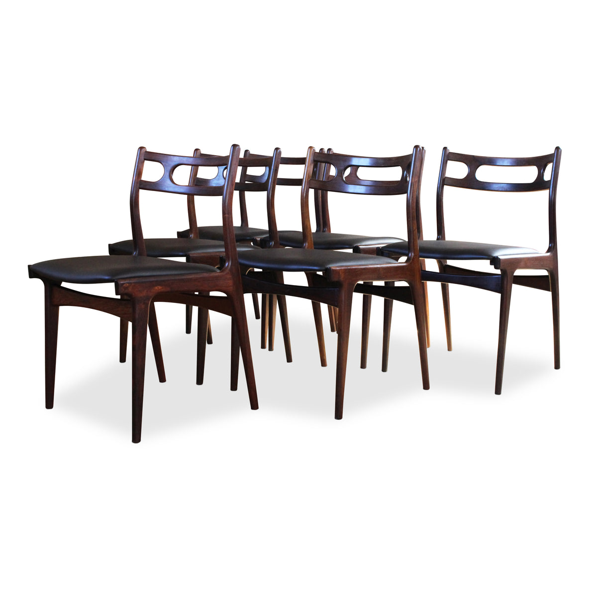 Johannes Andersen Rosewood 138 Chairs