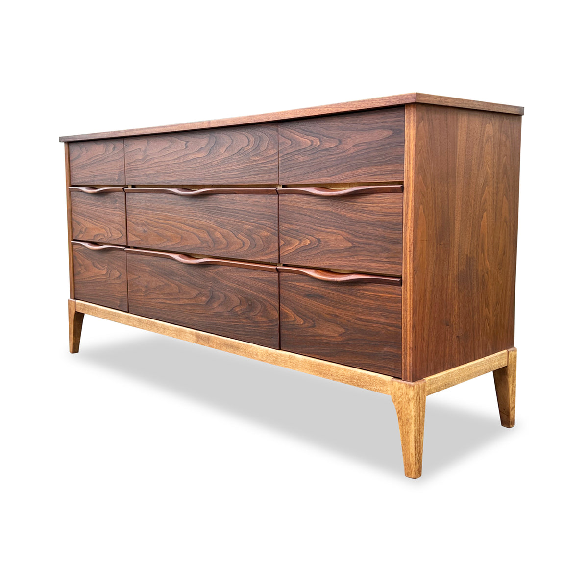 Walnut Dresser by Kaufman Furniture