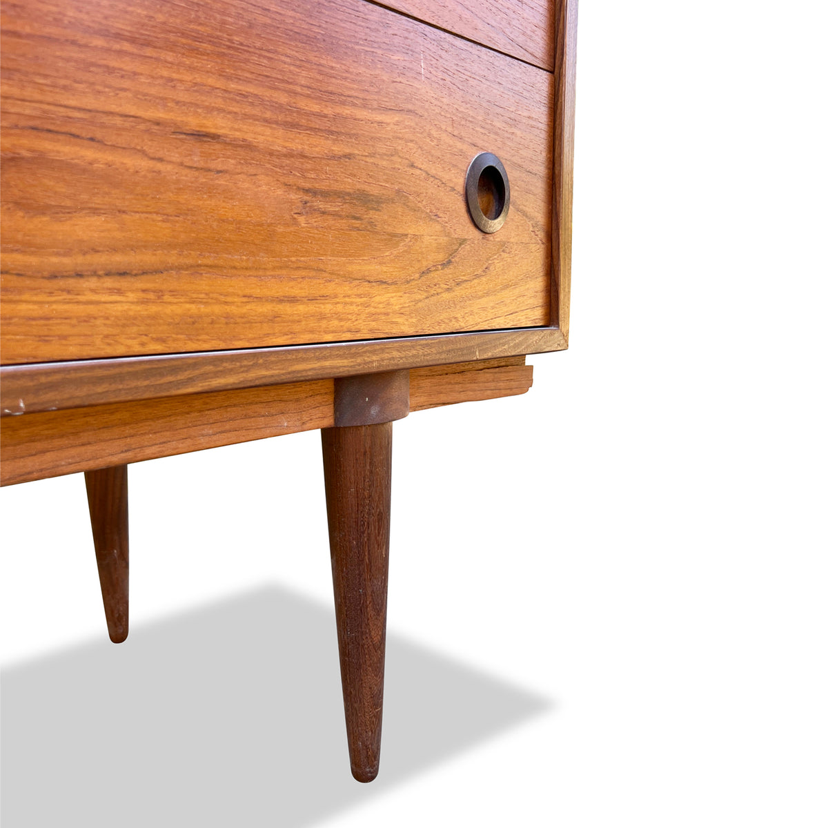 Teak Six Drawer Dresser